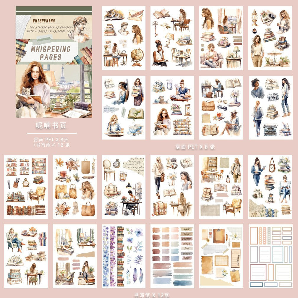 A5 Mixed Material Sticker Book TZH138