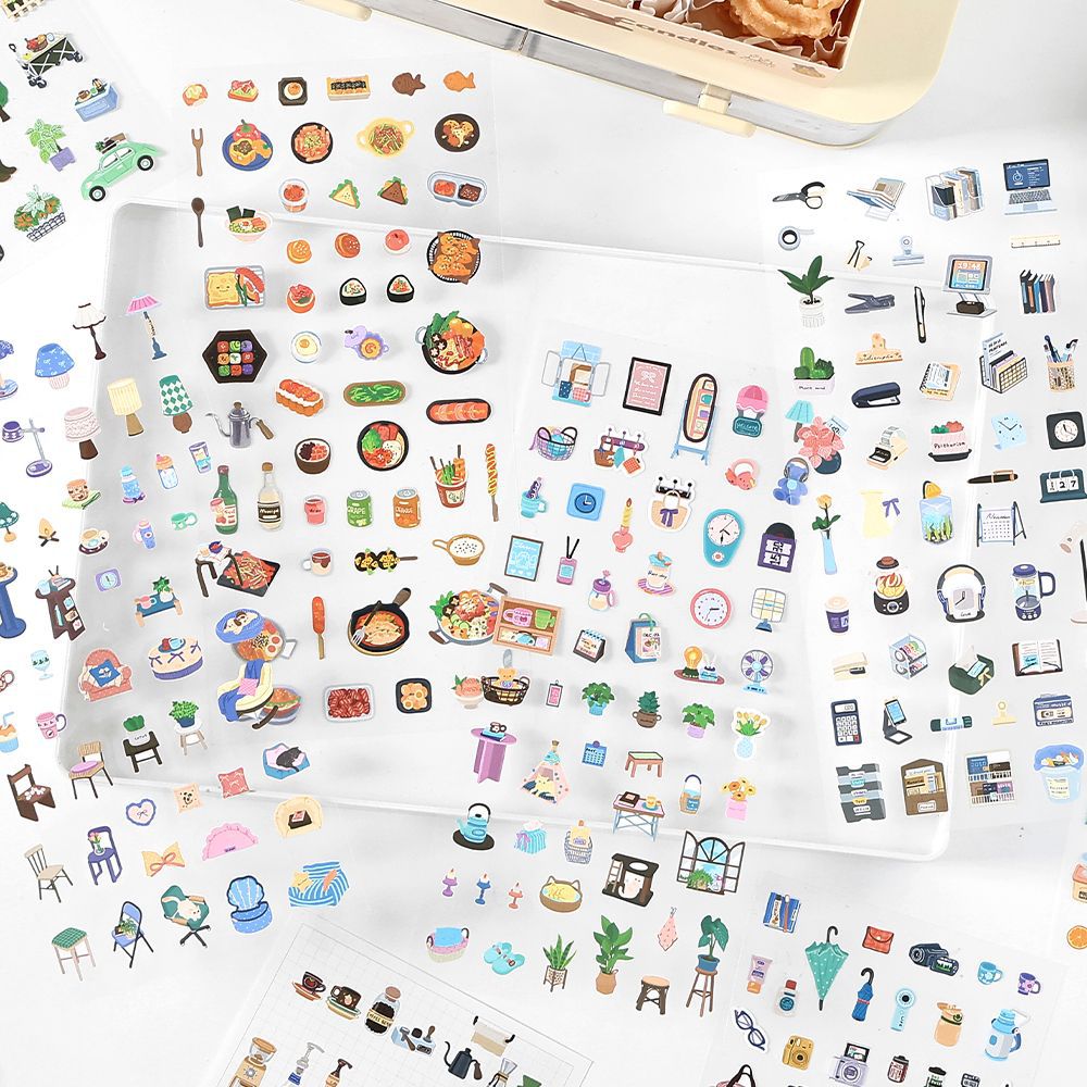 1 Sheet Lifestyle Planner PET Stickers XSHXL