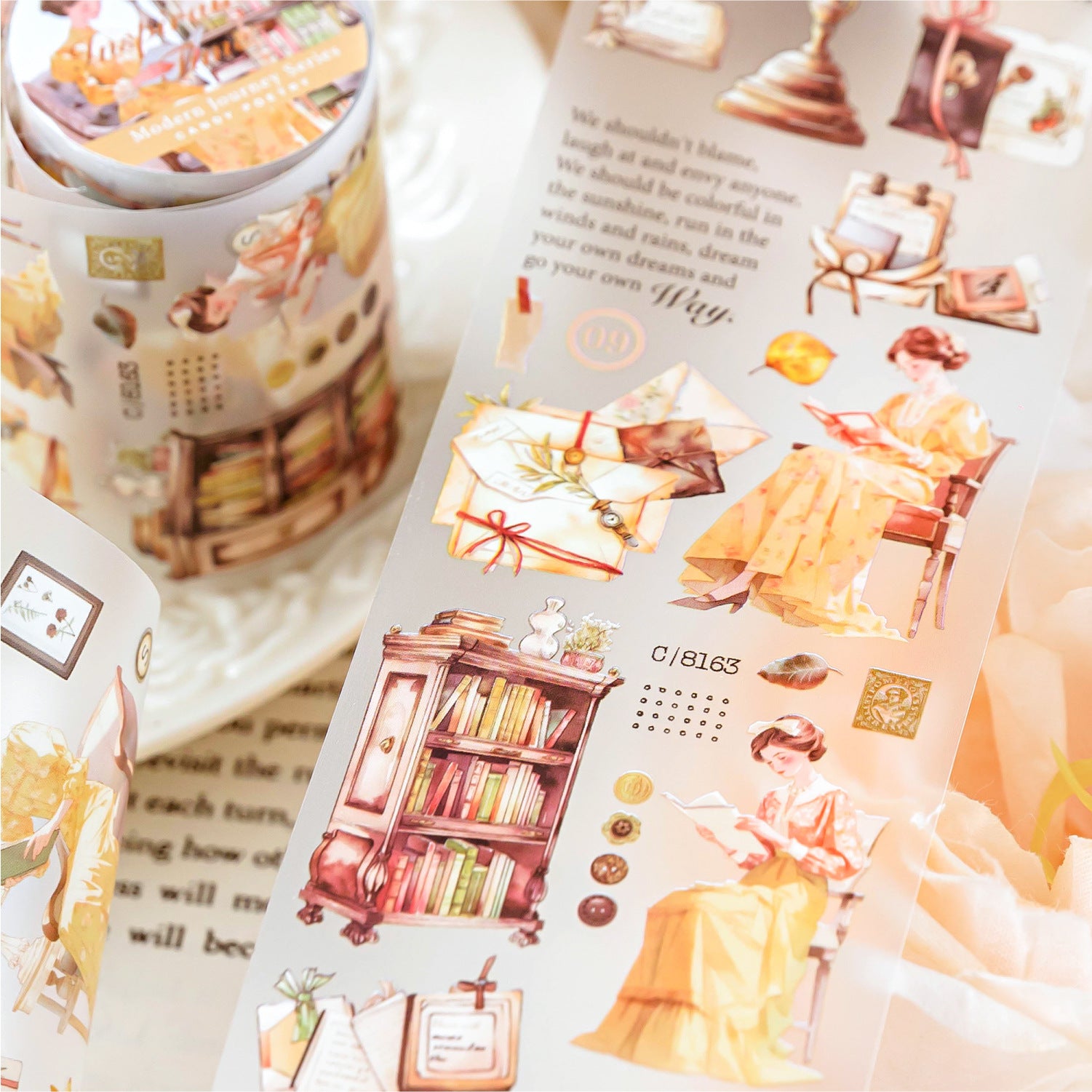 1 Roll Vintage Life PET Tape MDYJ