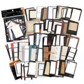 100 Pcs Vintage Film Negative & Polaroid Ephemera Paper Pack