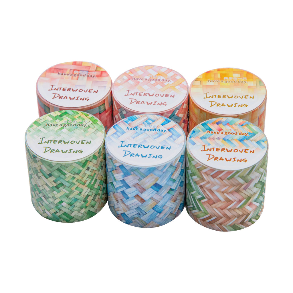 1 Roll Weaving Theme PET Tape JZHY