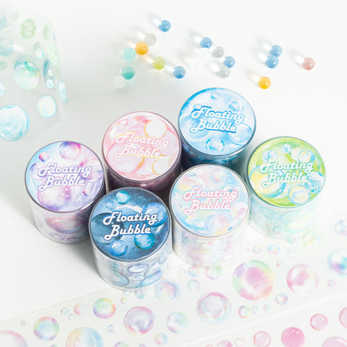 1 Roll Diecut Bubble PET Stickers Tape PFPP