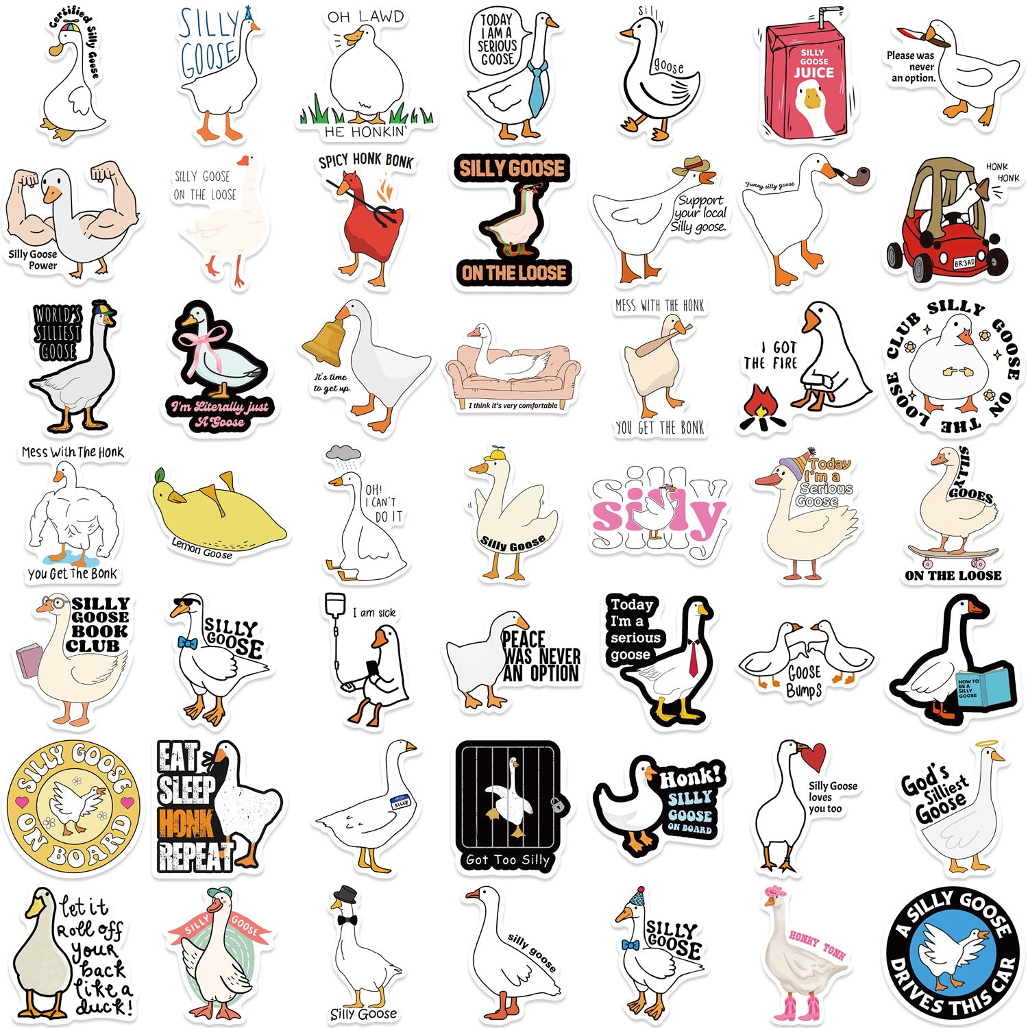 50PCS Funny Sarcastic Meme Vinyl Stickers FUN05