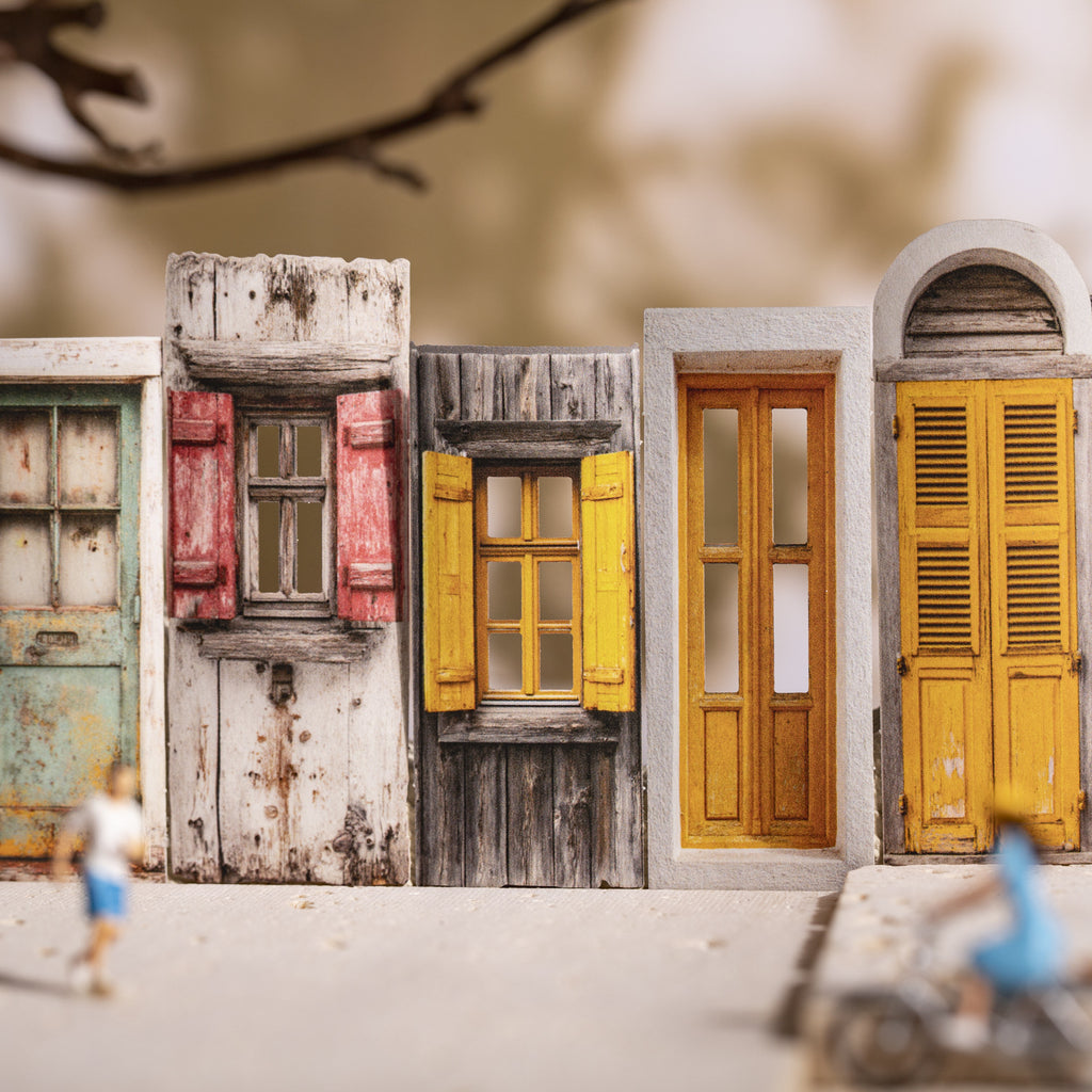 20 Pcs Vintage Windows Door Stickeres JYMC