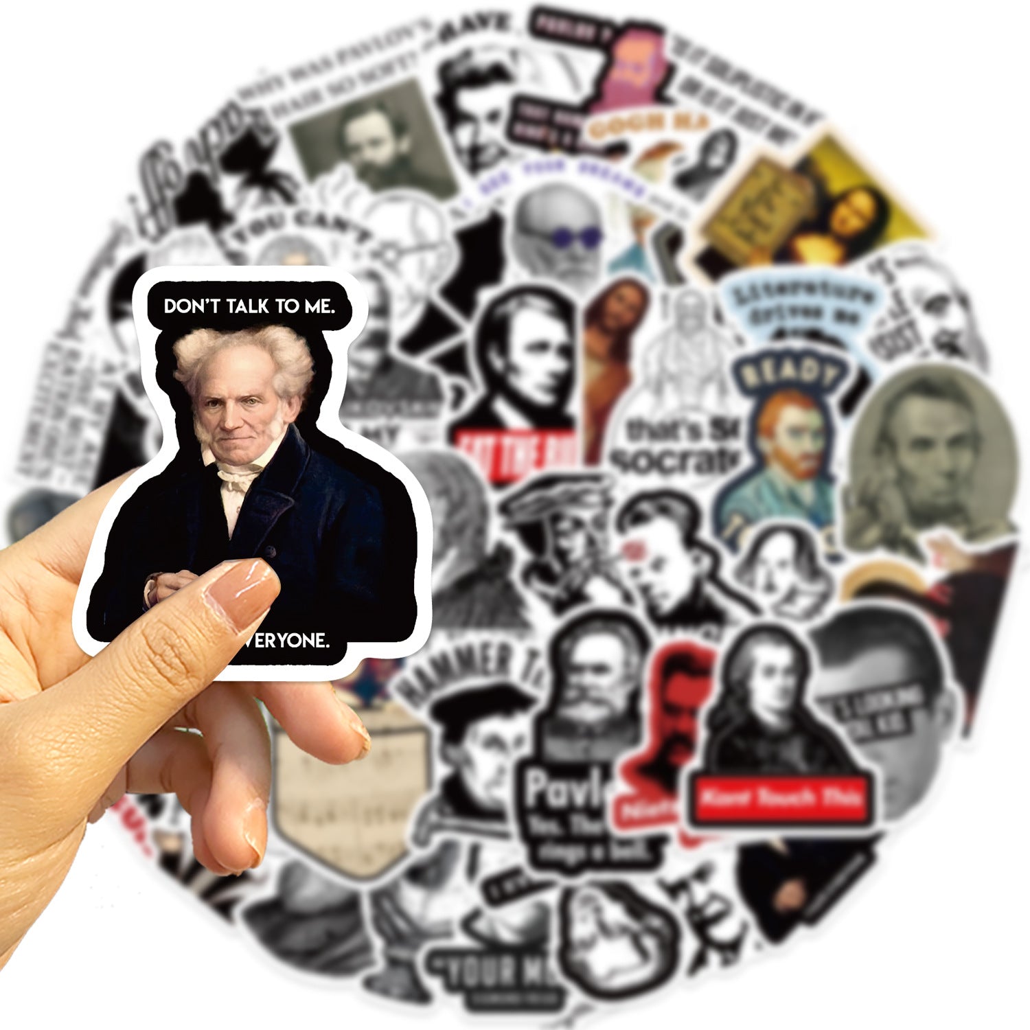 50PCS Funny Sarcastic Meme Vinyl Stickers FUN03