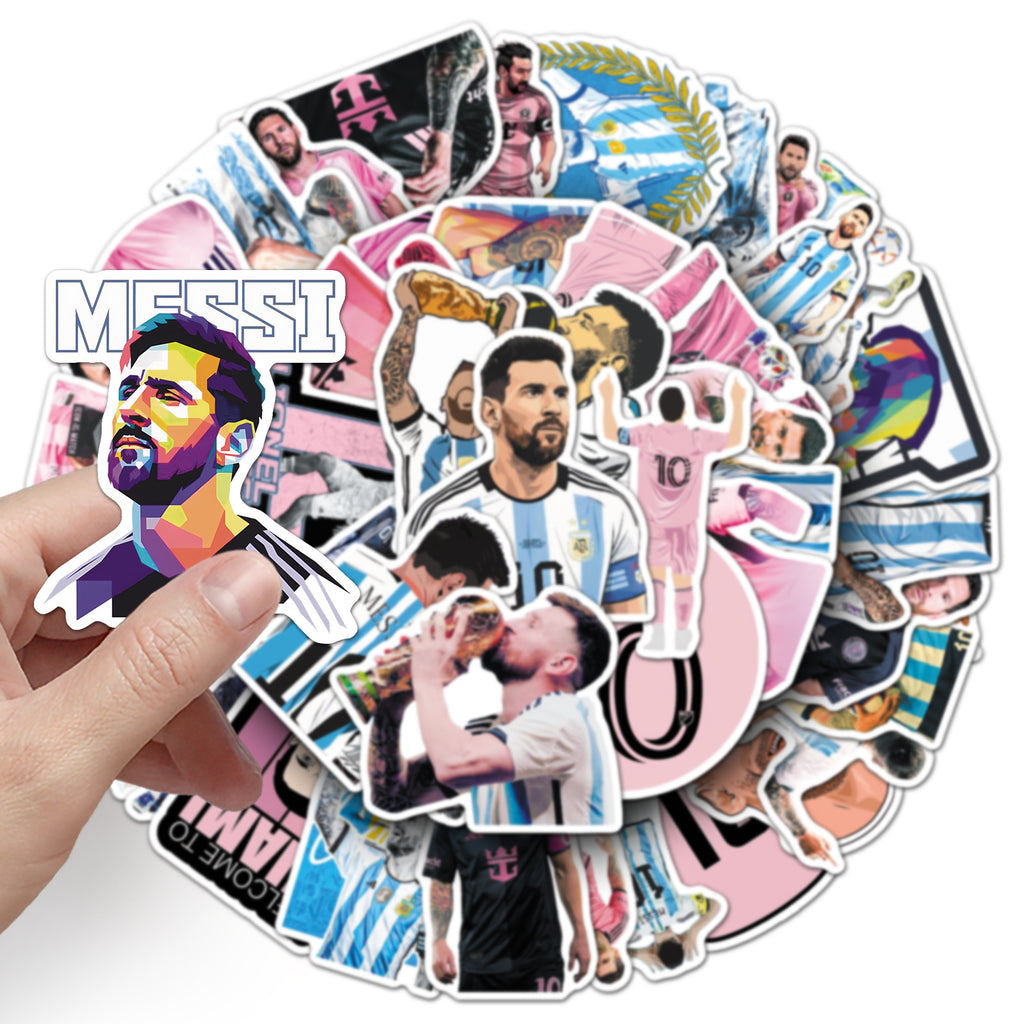 50Pcs Football Theme Waterproof Vinyl Stickers STY08