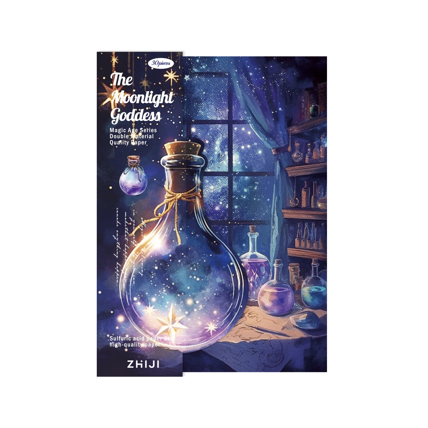 30 Pcs Gothic Magic Scrapbook Paper MFJY