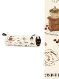 Cat Cafe Artisan Canvas Barrel Pencil Case