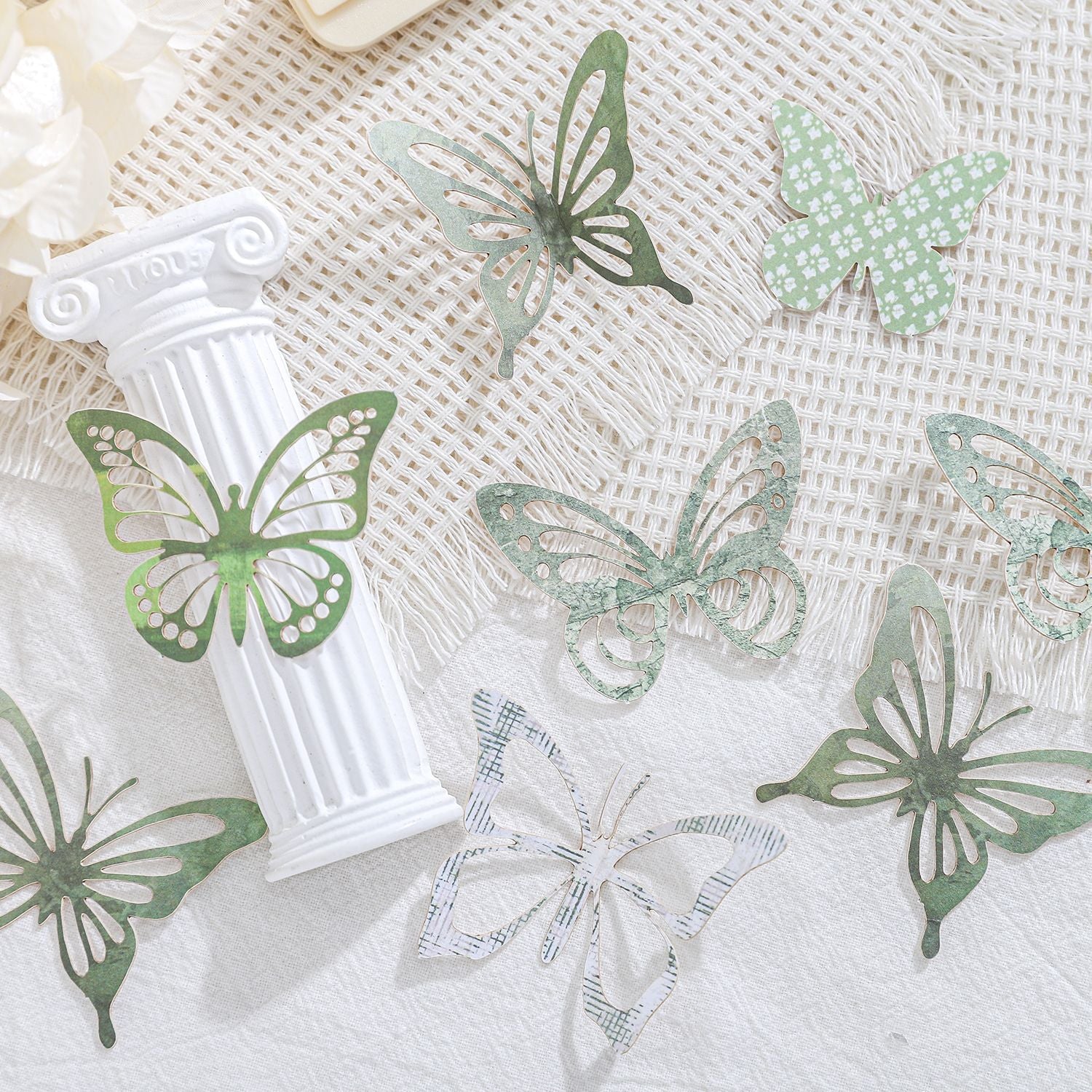 30 Pcs Hollow Cutout Scrapbook Paper TKZJ