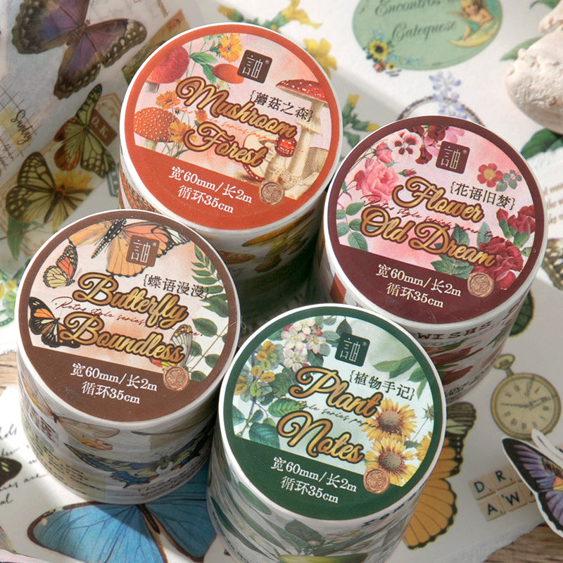 1 Roll Vintage Washi Tape MYXY
