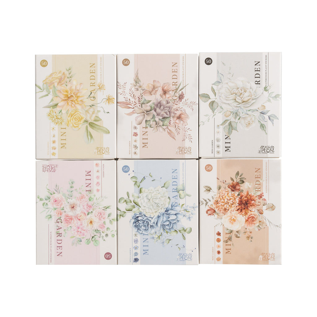 30 Pcs Mini Plants Stickers MNHY