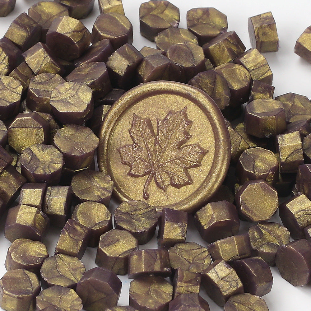 100 PCS Octagon Wax Seal Beads H125
