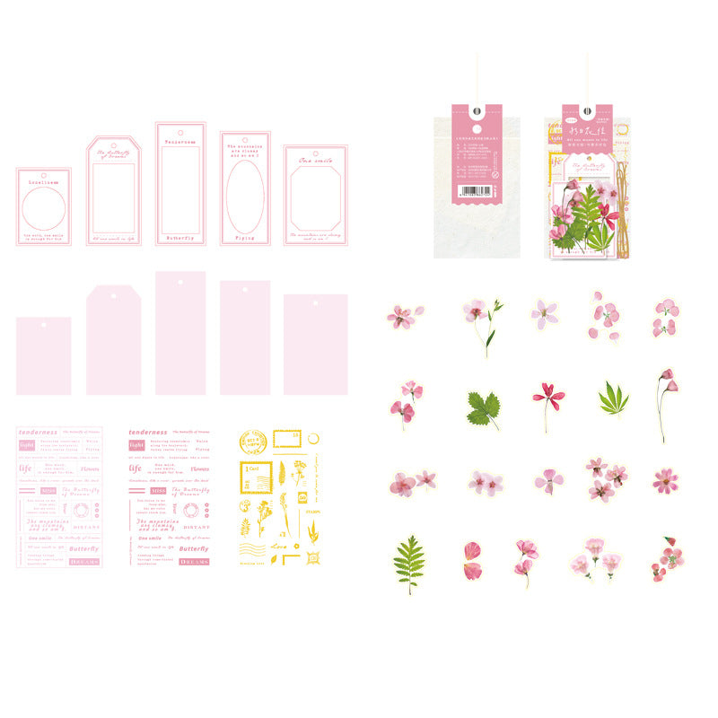 54 Pcs Stickers and Paper Kit YRHX