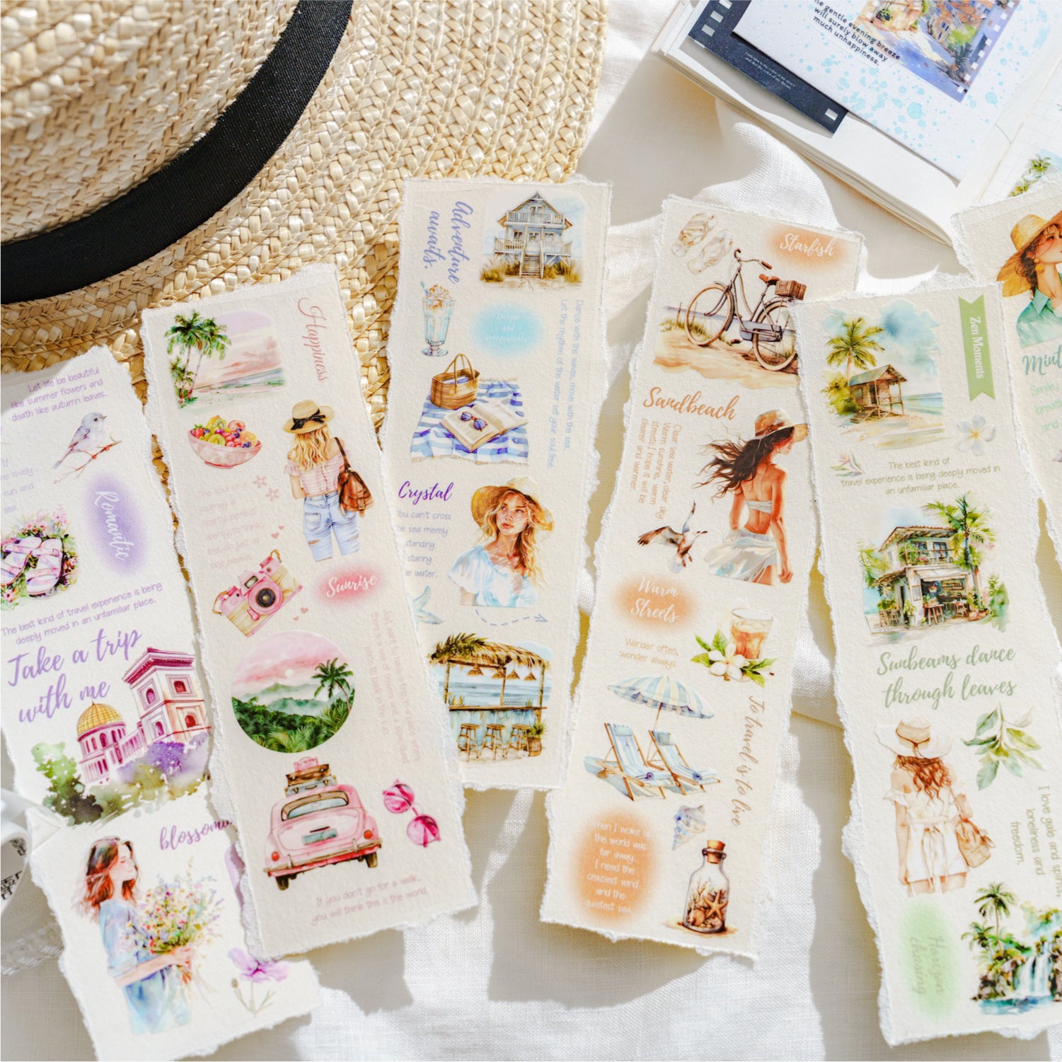 1 Roll Travel Themed Washi Tape YYLX