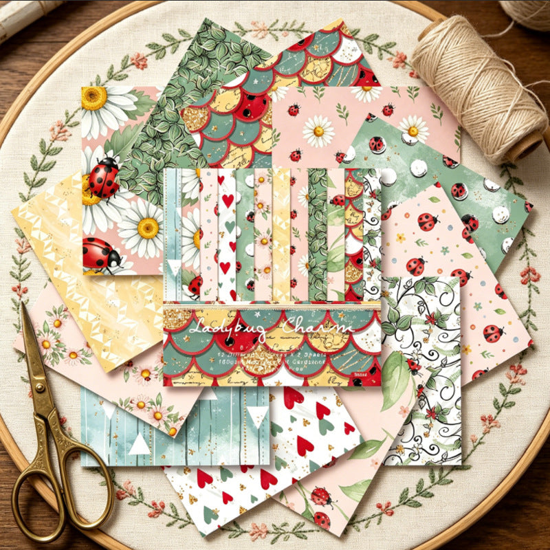 6 inch Garden Cottagecore Scrapbook Paper Pad SKP612