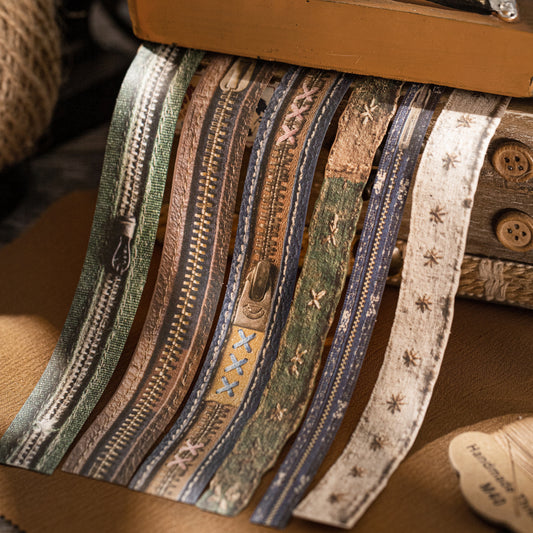 30 Pcs Fabric Themed Jouranl Stickers ZYMX