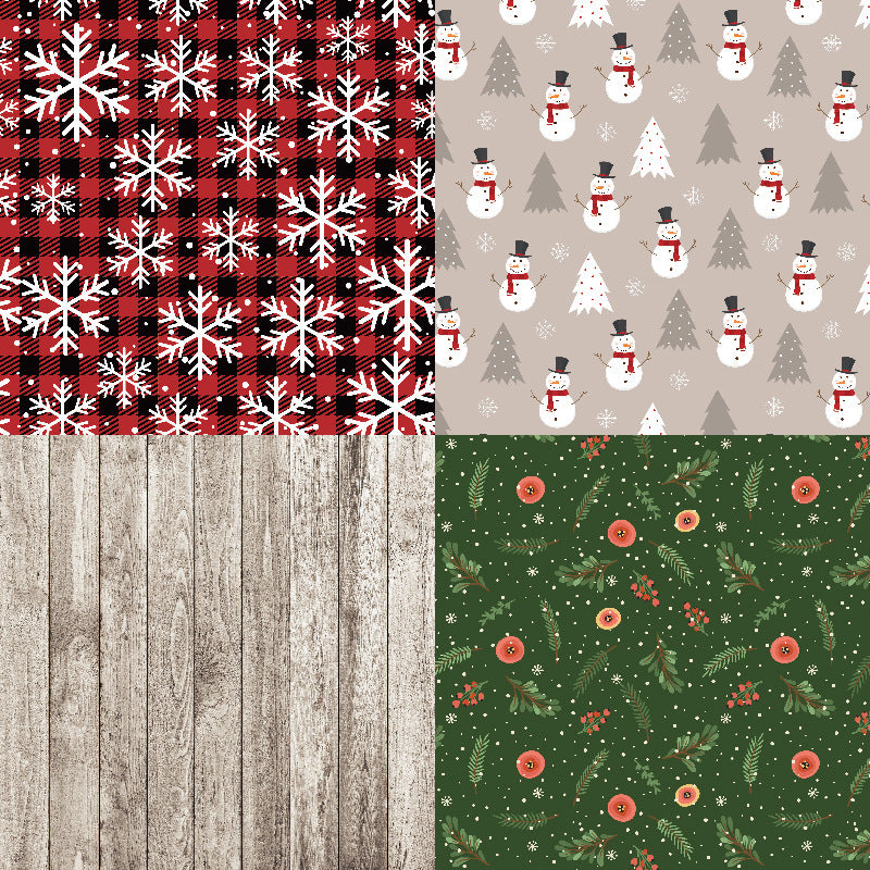 6 inch Christmas Scrapbook Paper Pad SKP011