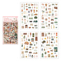4 Pcs Everyday Journal PET Stickers - Artistic Life
