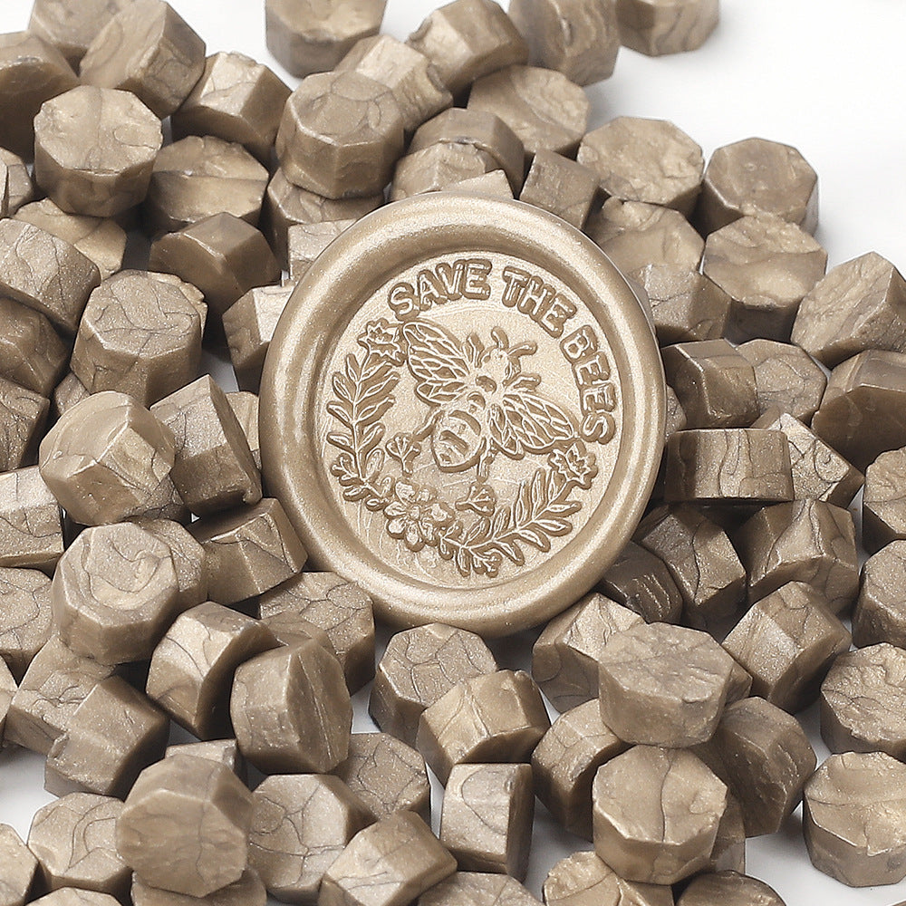 100 PCS Octagon Wax Seal Beads H122
