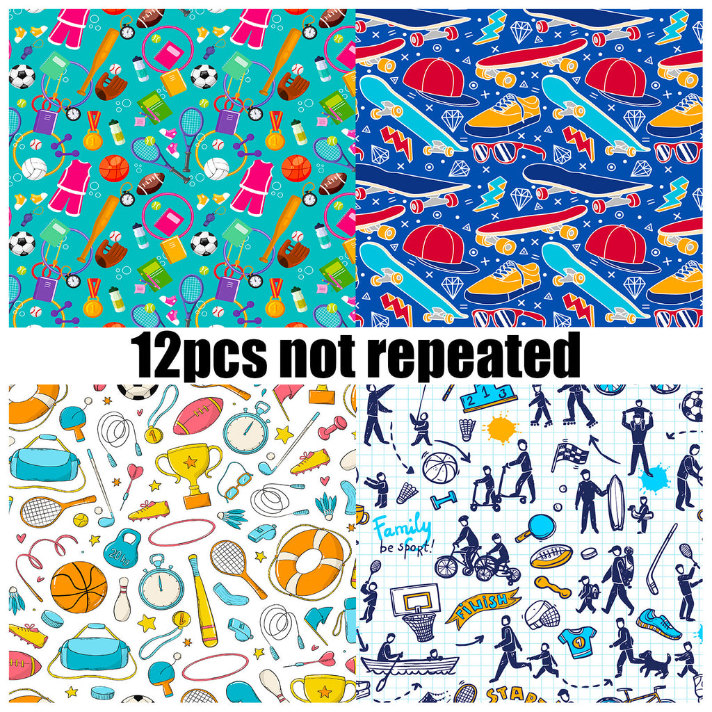 6 inch Sports Scrapbook Paper Pad PA791