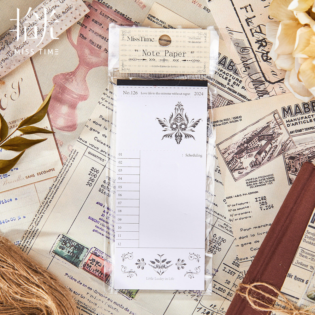 20 Sheets Vitnage Notepad YCYX