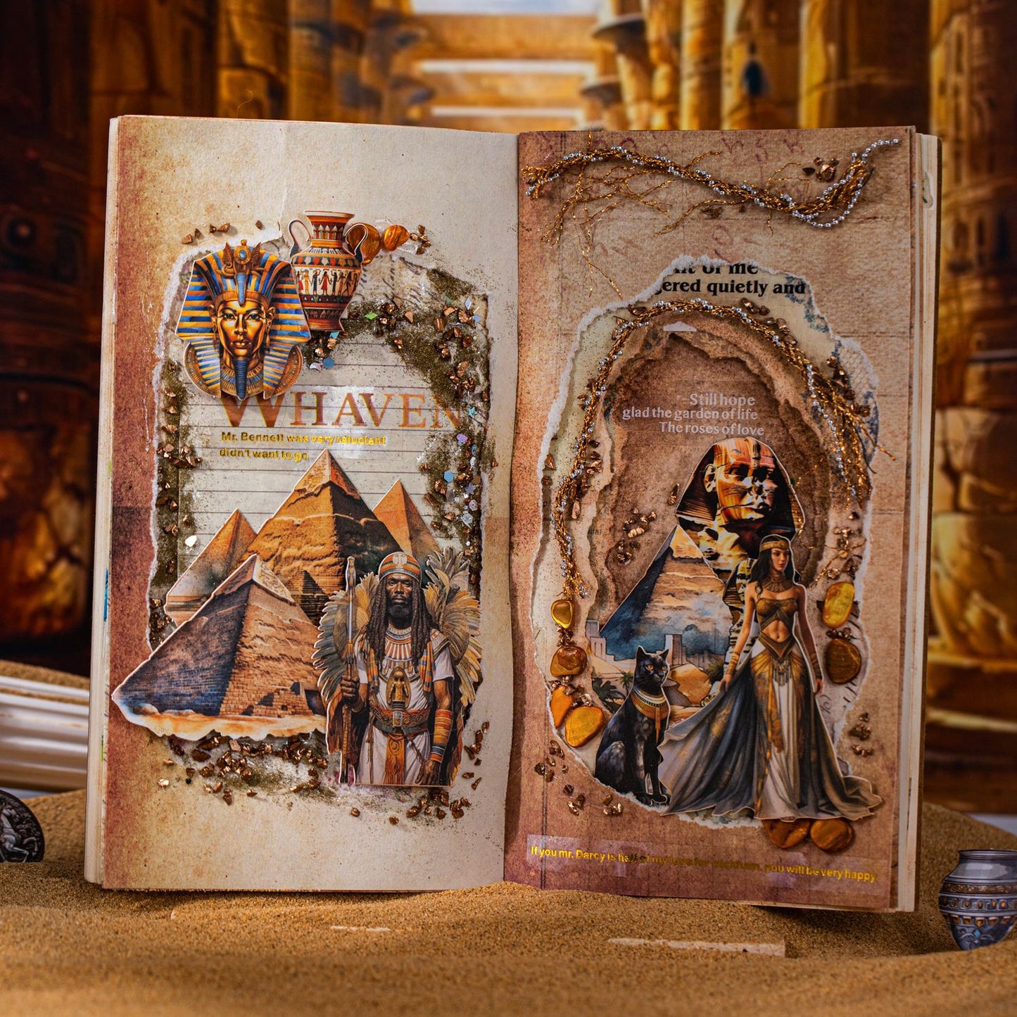 15 Pcs Retro Cardstock Stickers OZHS