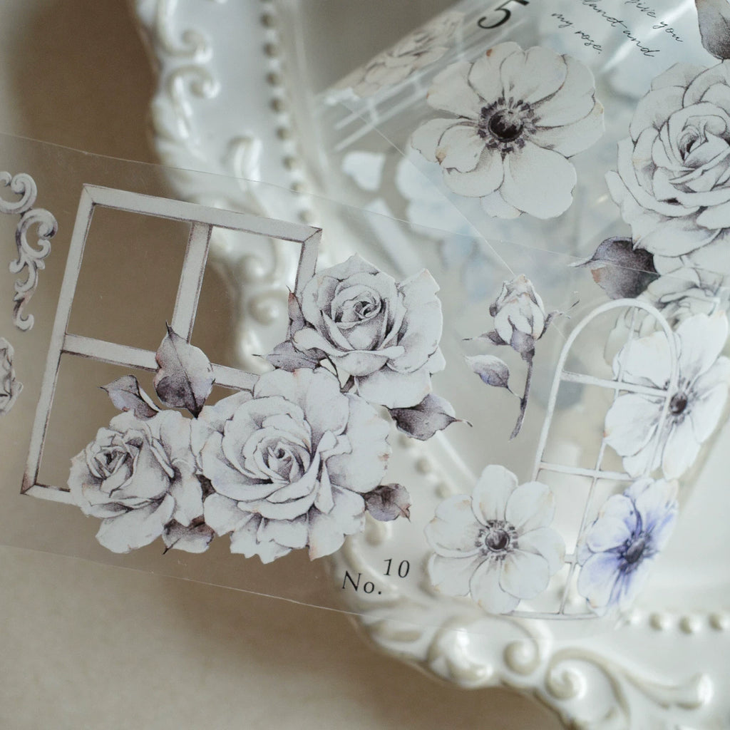 Floral Decorative Tape Rolls- Courtyard Dreams