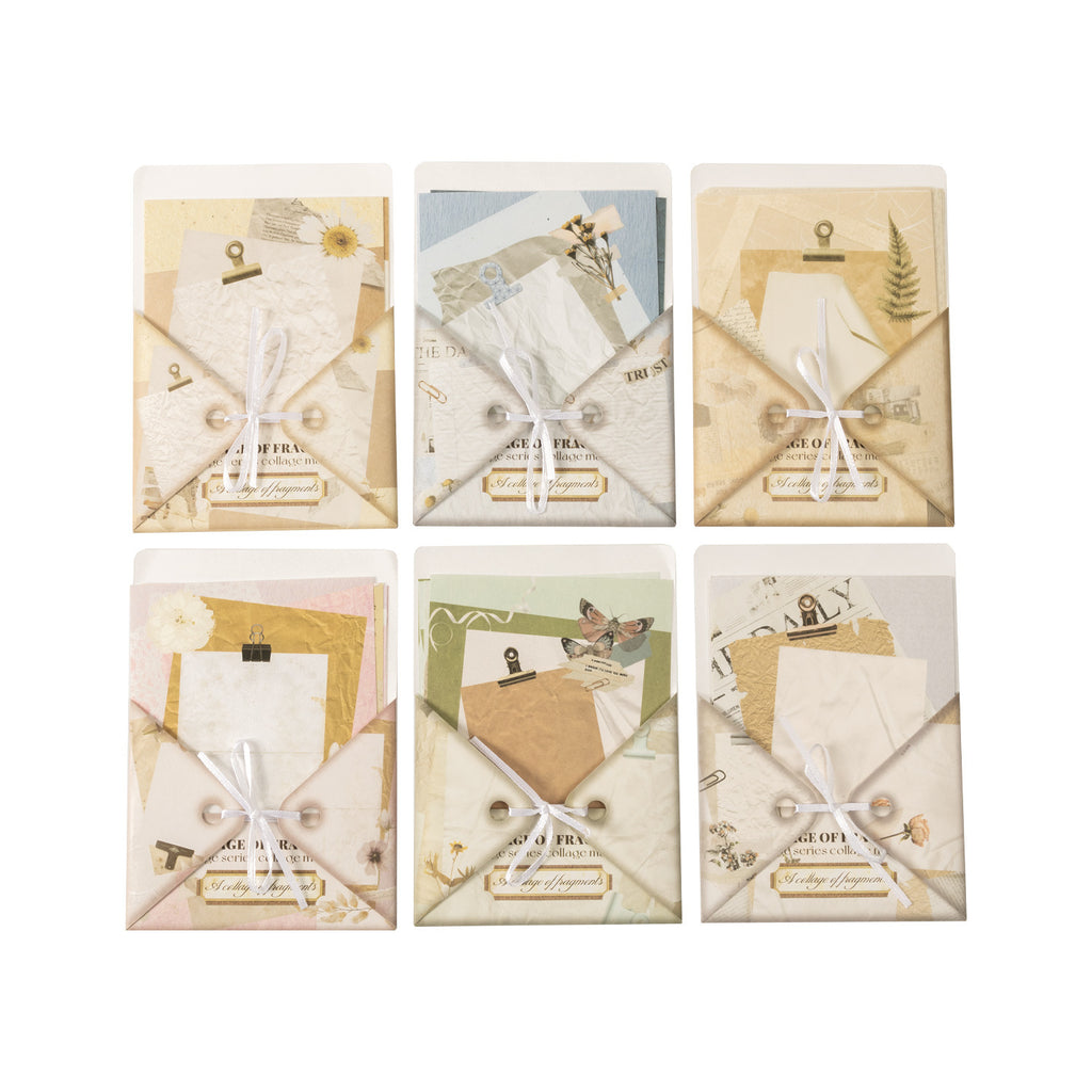 10 Pcs Vintage Scrapbook Paper SYPT