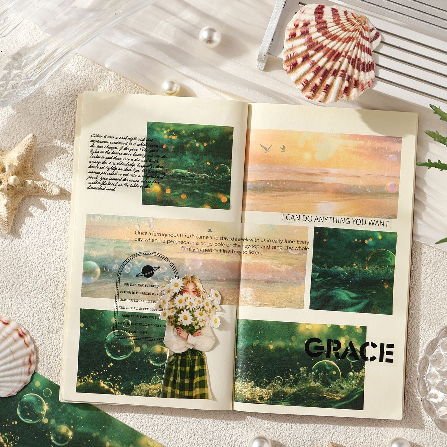 1 Roll Ocean Bubbles Theme Washi Tape ZLLGC