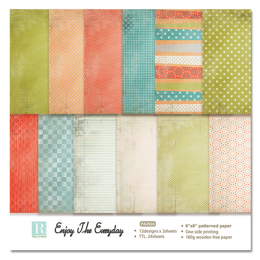 6 inch Scrapbook Paper Pad JYY6016