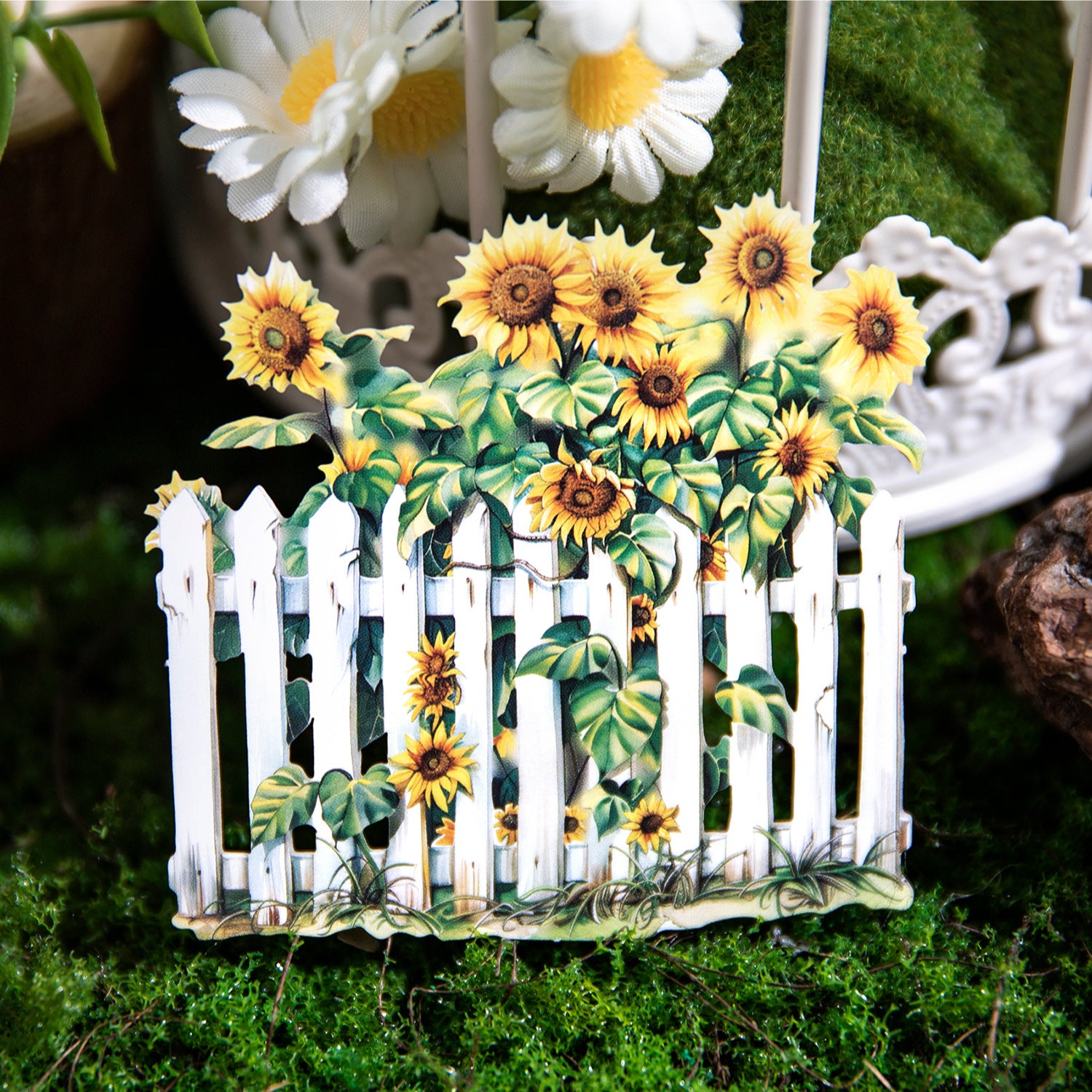 10 Pcs Garden Fence Stickers MSZY