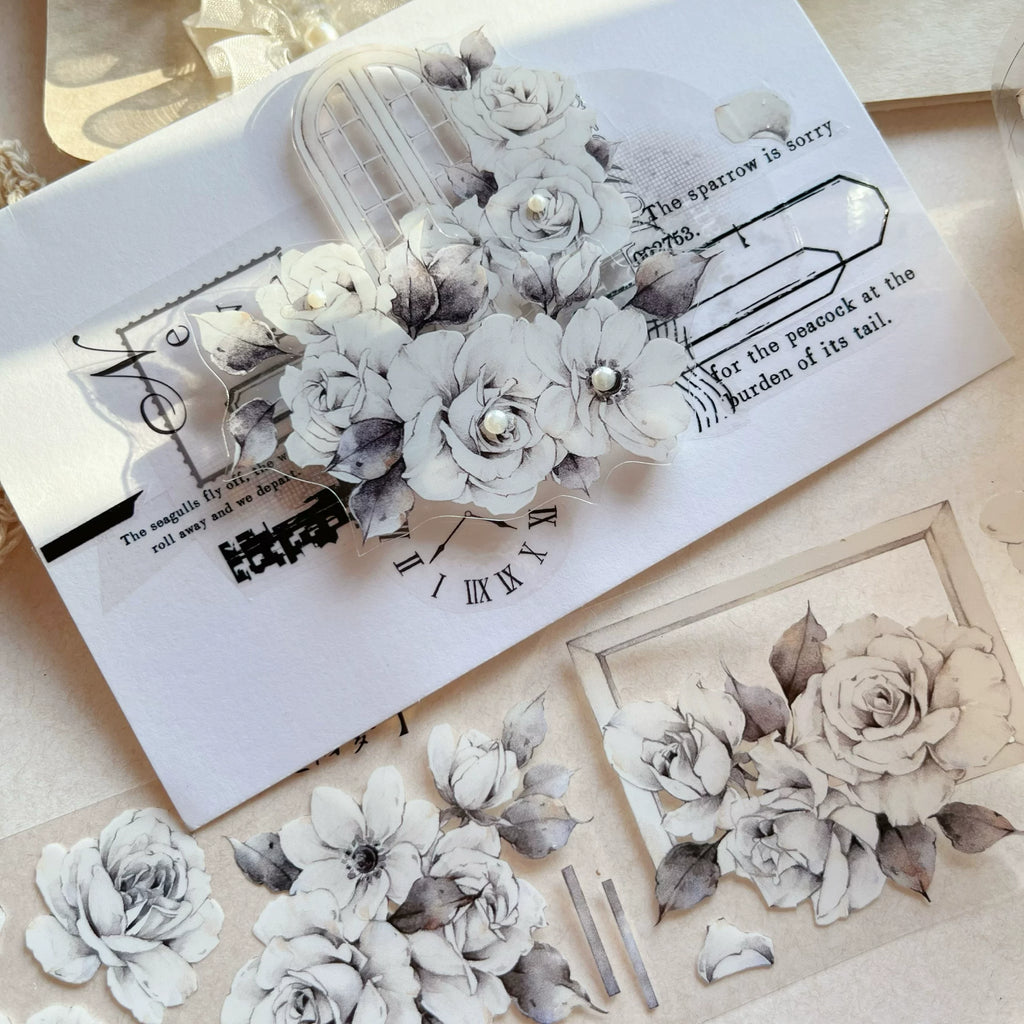 Floral Decorative Tape Rolls- Courtyard Dreams