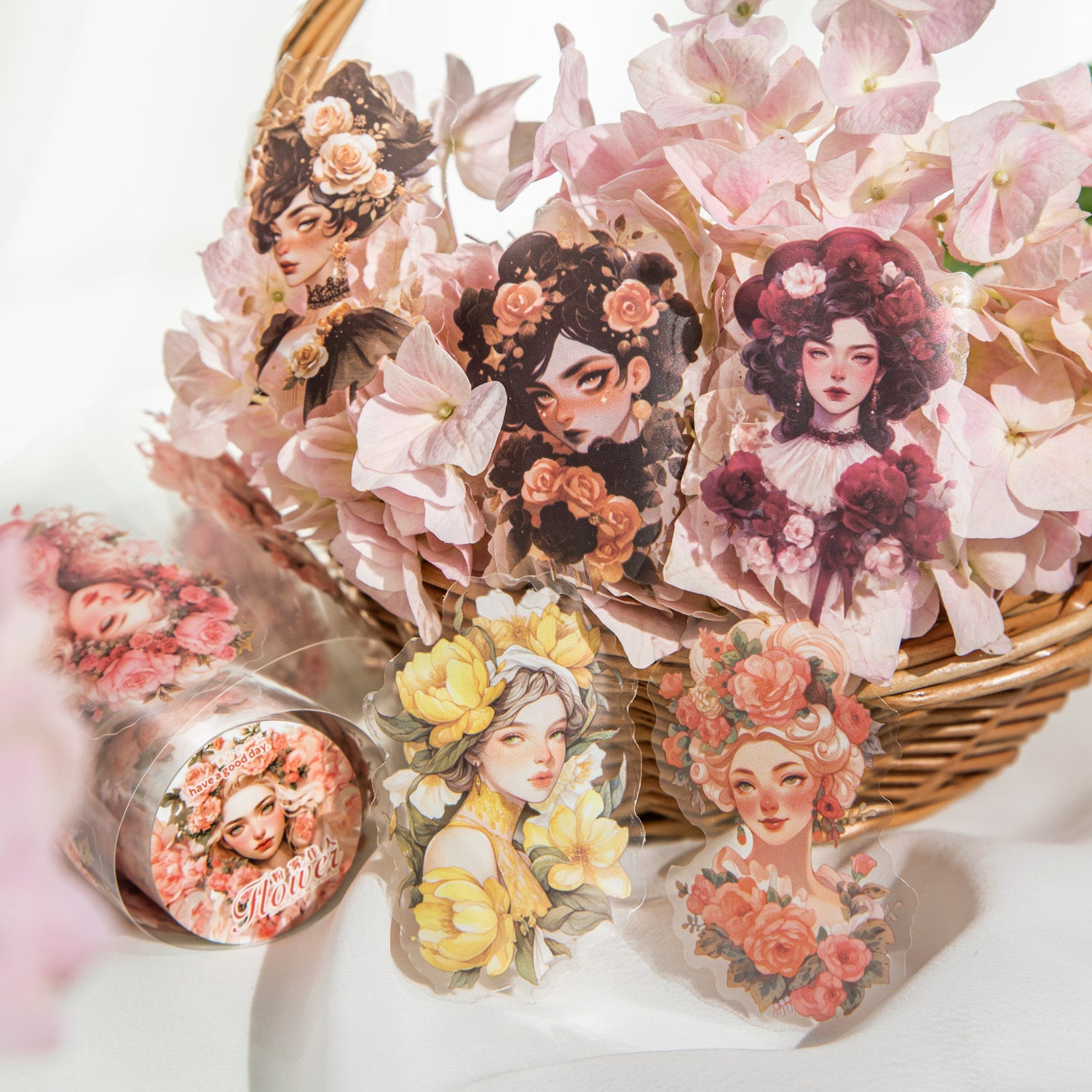 1 Roll Wearing Flowers PET Tape HSZY