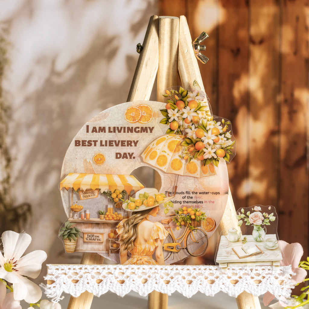 15 Sheets Manor Girl Stickers Book ZYZL