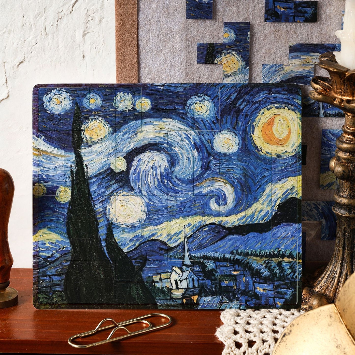 Famous Painting Puzzle DIY Stickers SJMHZ