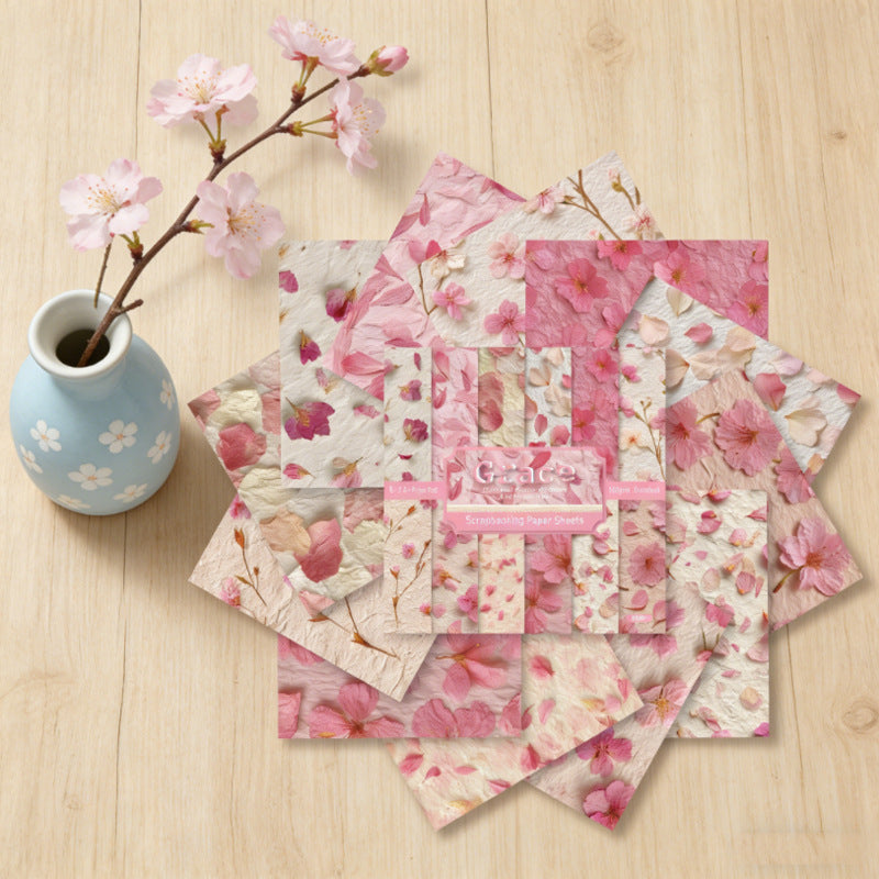 6 inch Pink Pental Scrapbook Paper Pad SKP601