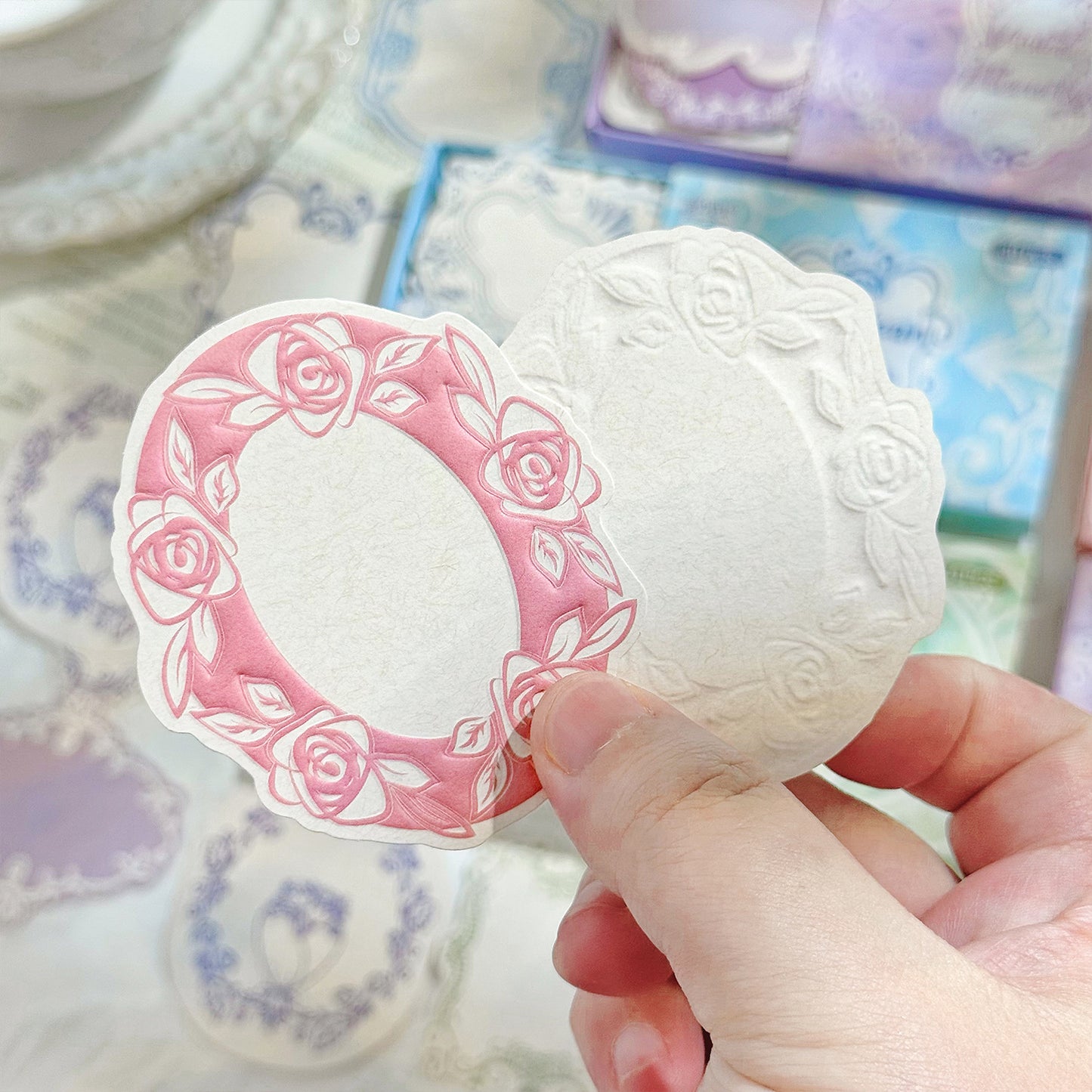 20 Pcs Emossed Paper and Journal Paper DSXS