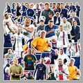 50Pcs Football Theme Waterproof Vinyl Stickers STY06