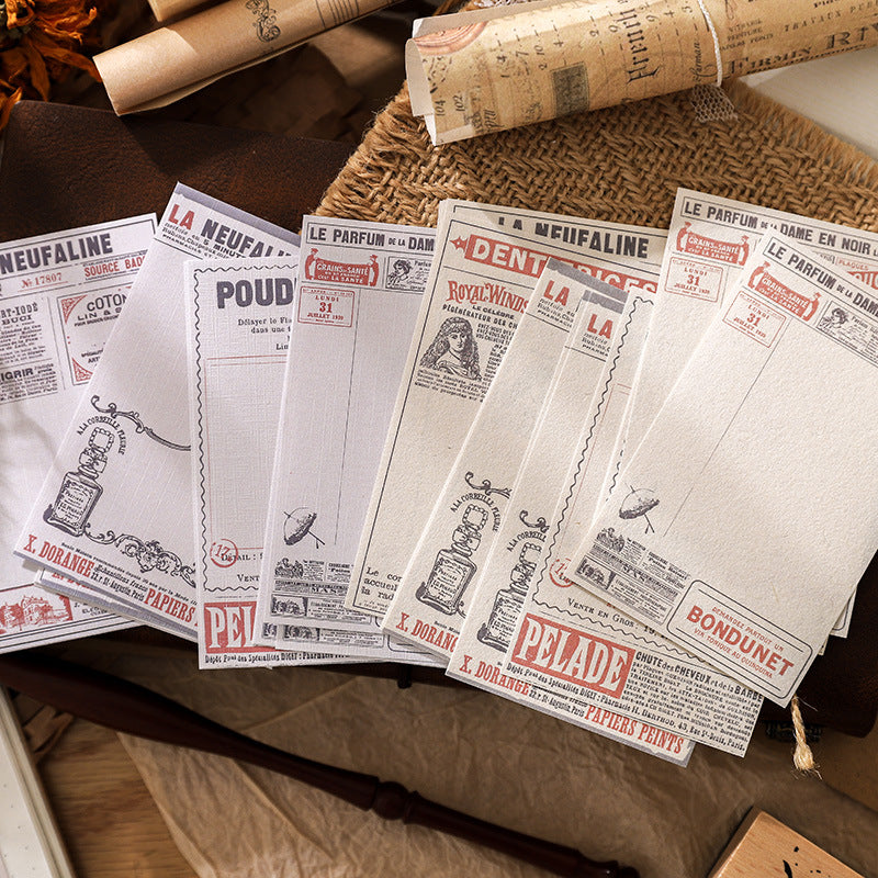 30 Pcs Vintage Notepad Paper SGDB