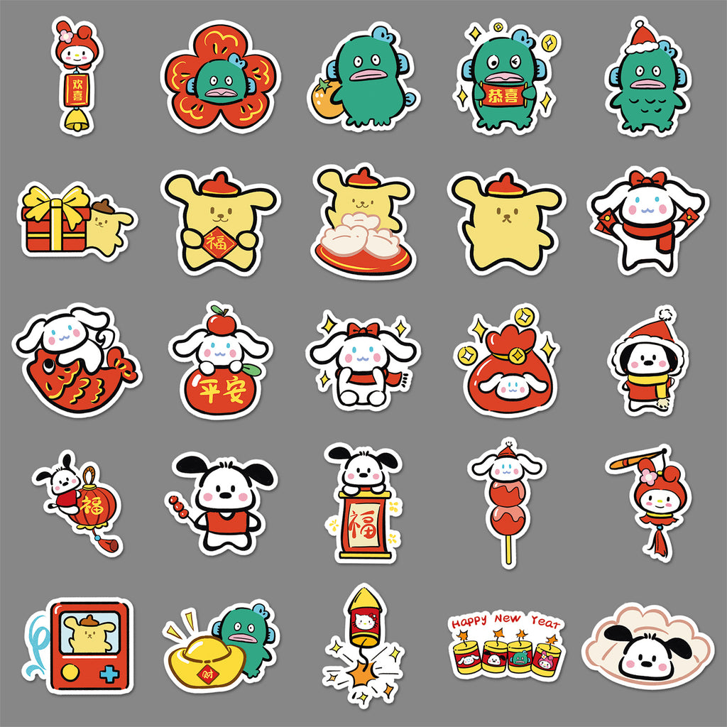 50Pcs Kawaii Waterproof Vinyl Stickers SRO117