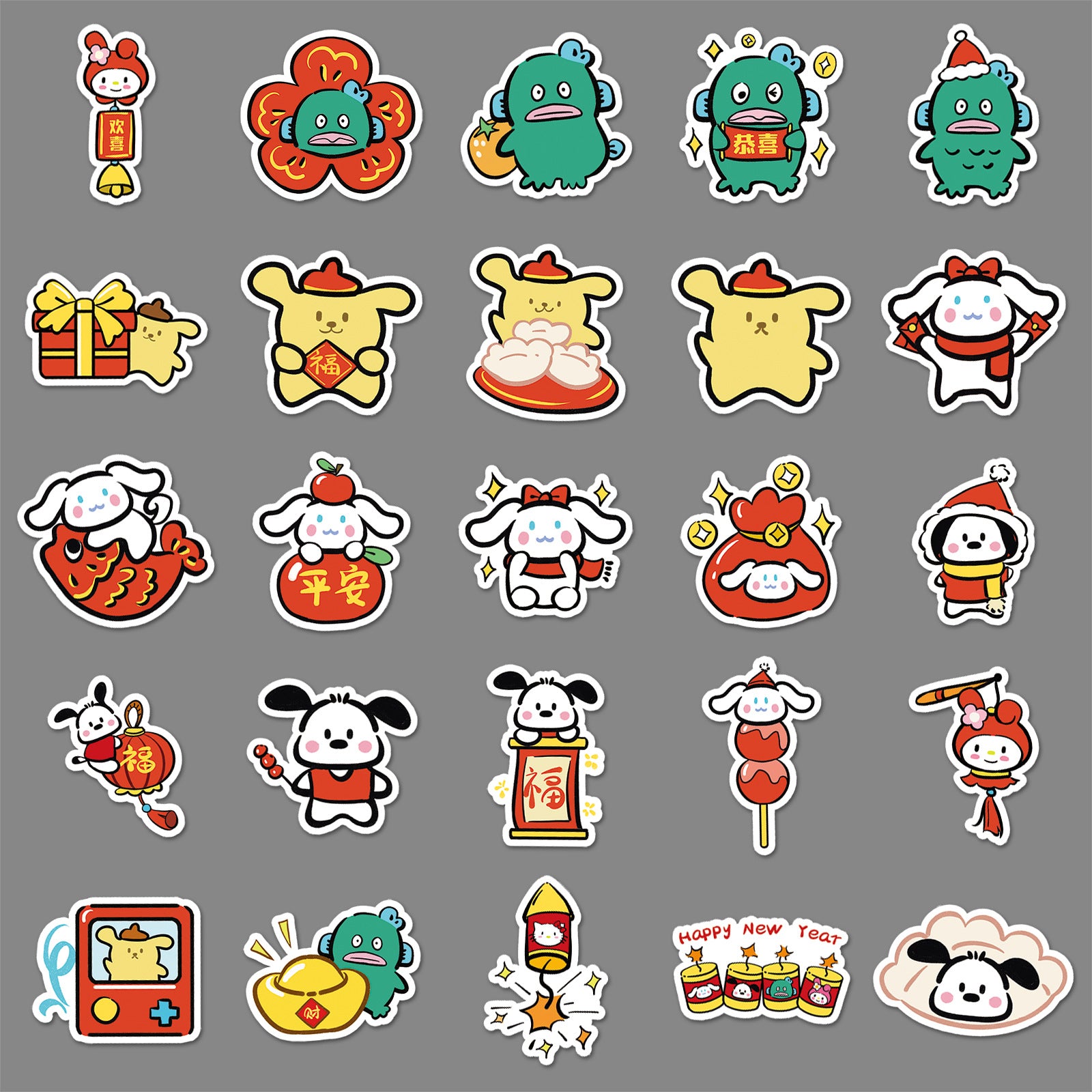50Pcs Kawaii Waterproof Vinyl Stickers SRO117