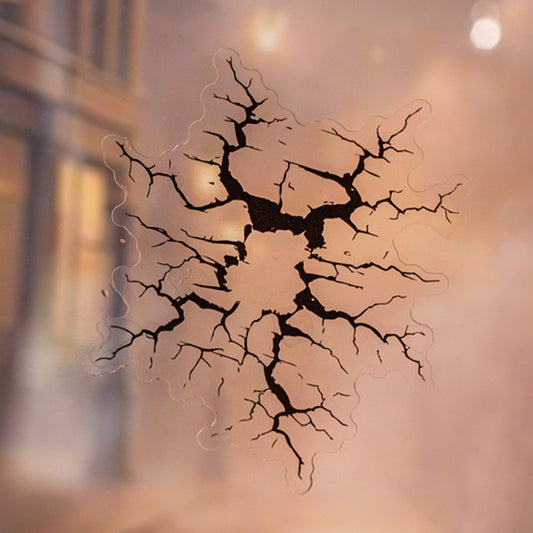 20 Pcs Cracked Old Traces PET Stickers BBXL