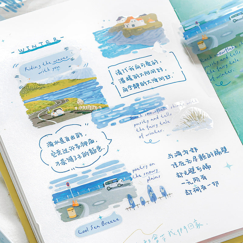 Wanderlust Chronicles Scenery Clear PET Tape - Sea