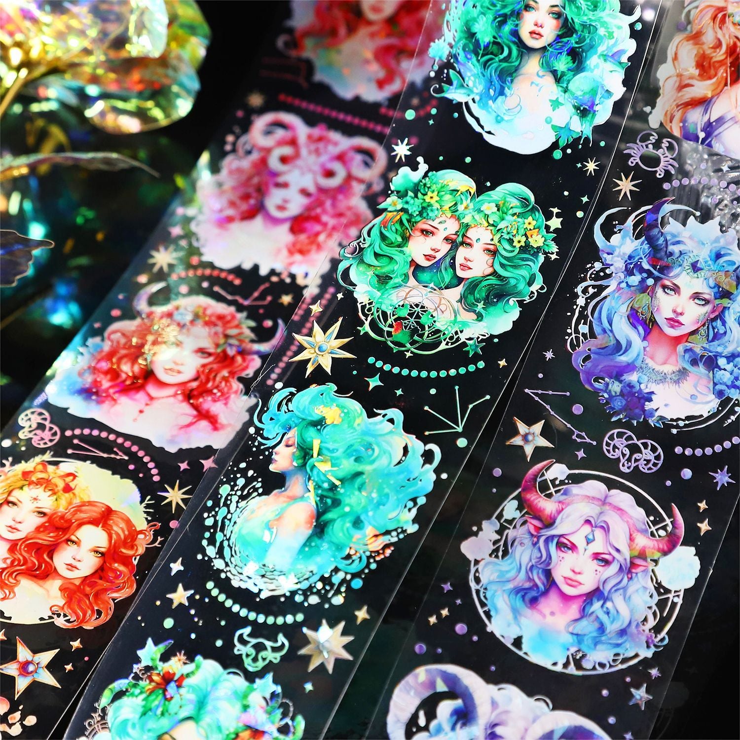 1 Roll Star Sign Girl PET Tape XZNS