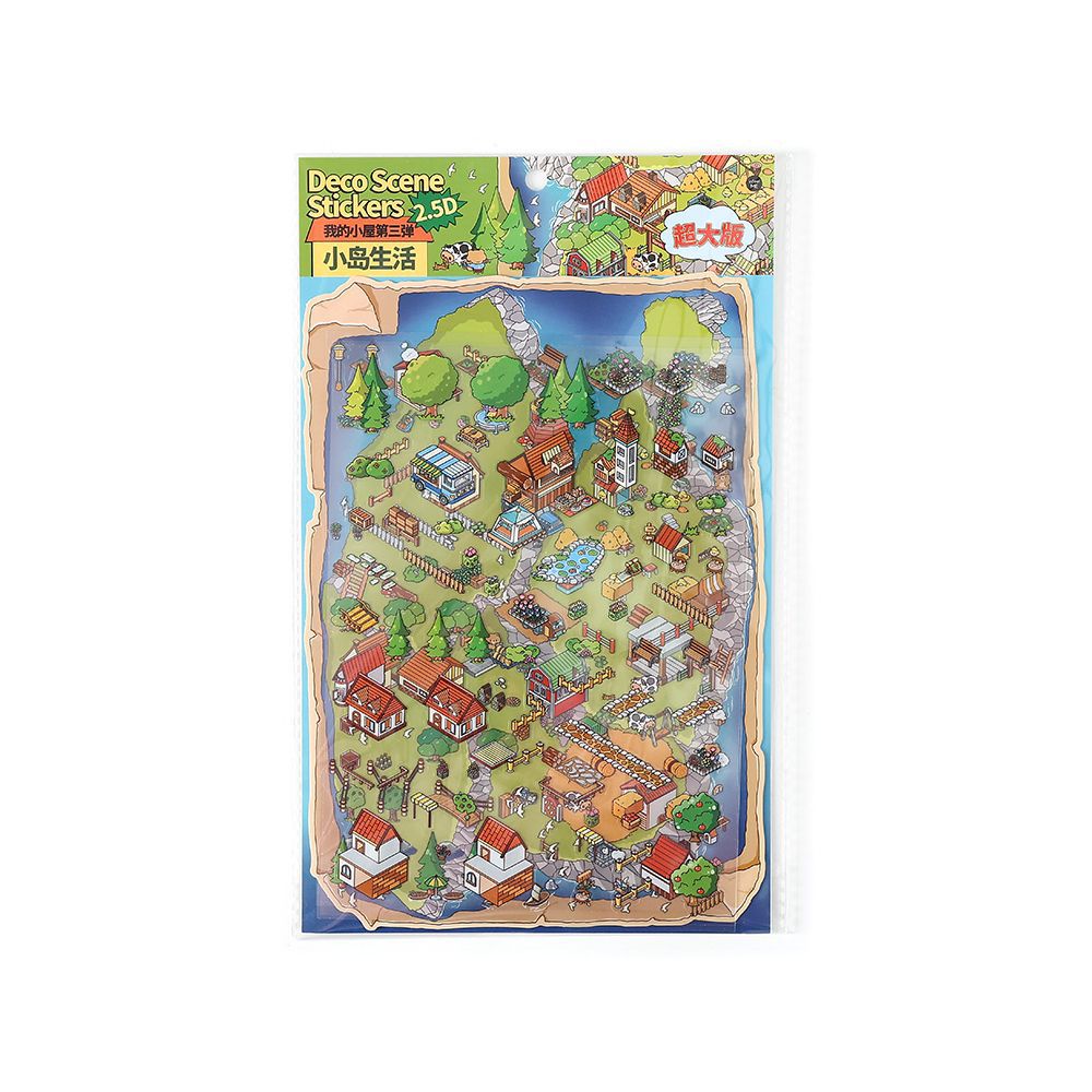 3D Home Scene Stickers Kit WDXW3