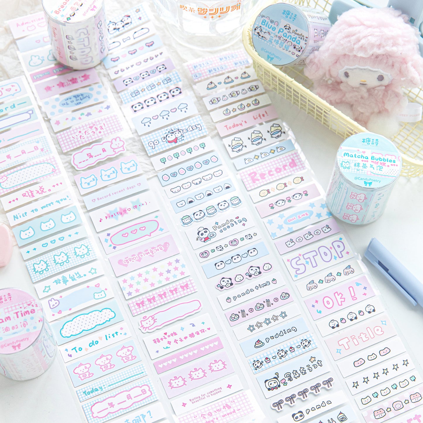 1 Roll Cute Symbol Stickers BJZX