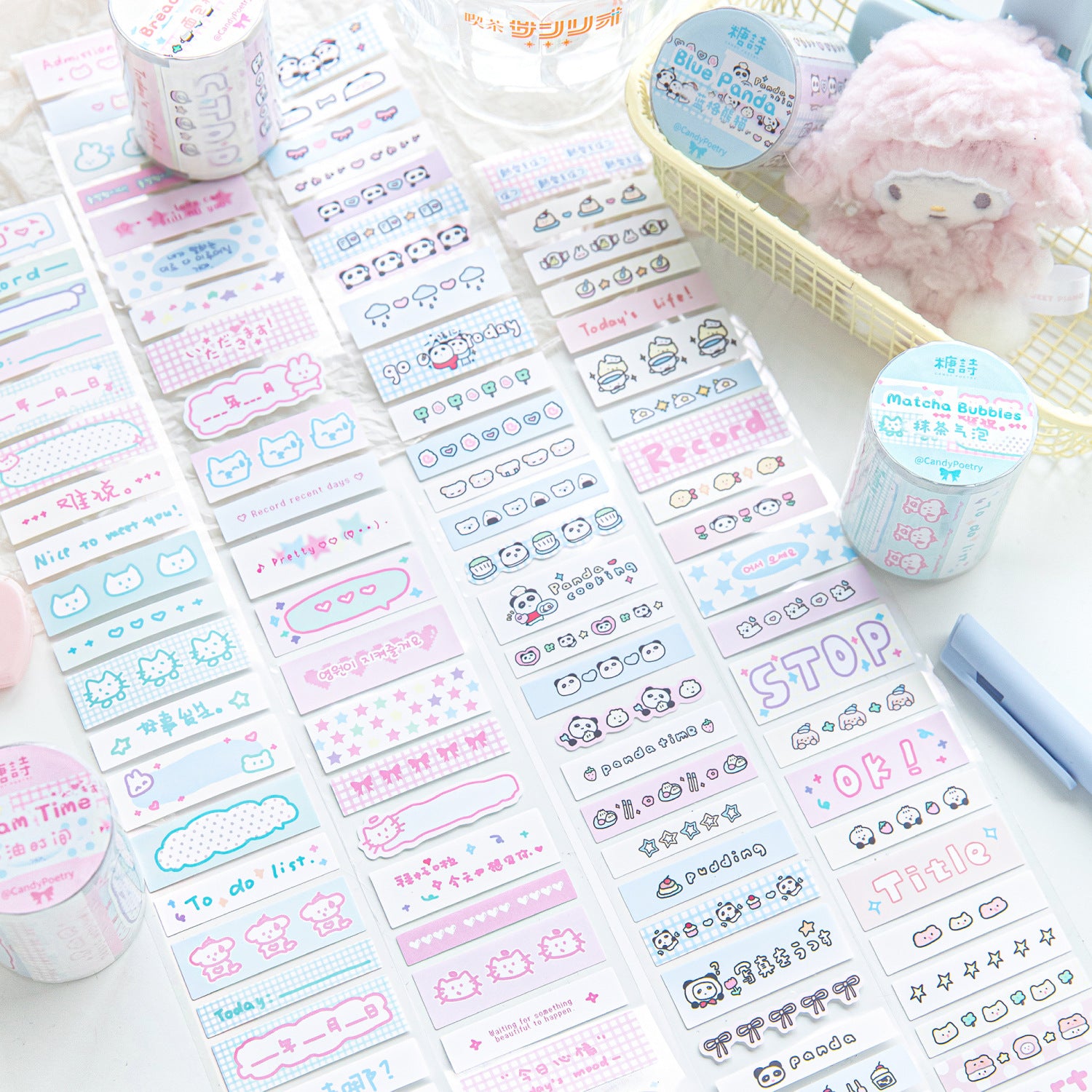 1 Roll Cute Symbol Stickers BJZX
