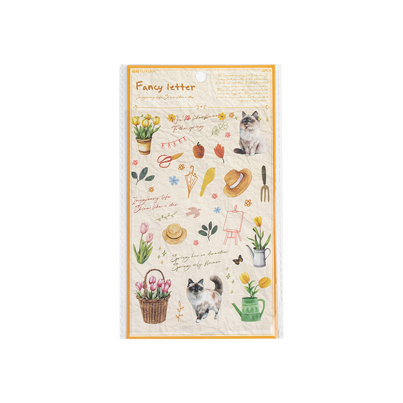 2 Sheets Lifestyle Planner Stickers SGXY