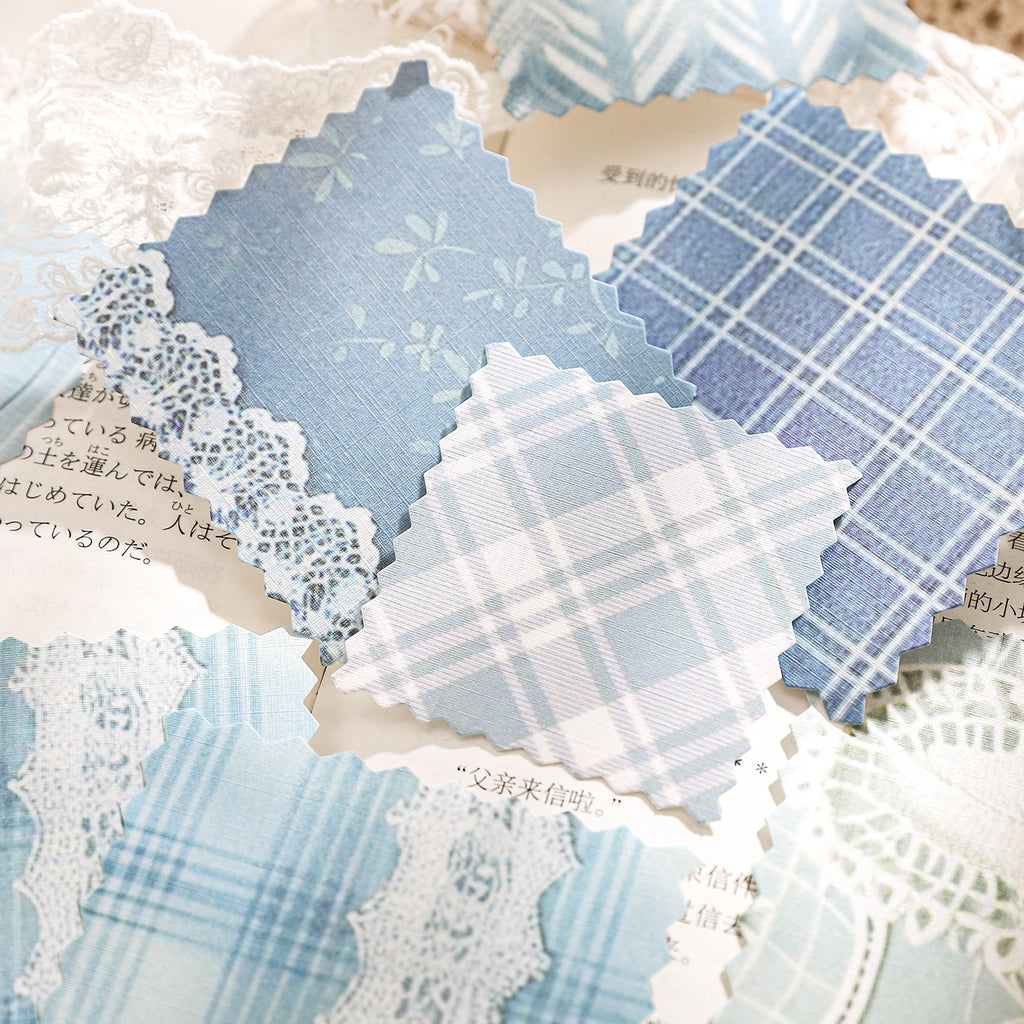 30 Pcs Fabric Texture Scrapbook Paper LCXYC