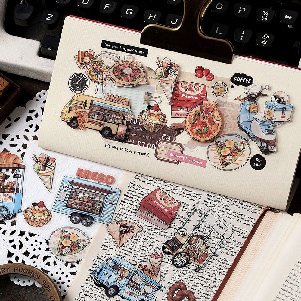 30 Pcs Hobby Theme PET Stickers SJXZ